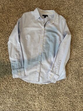 Lands' End Light Blue Men's Button-Down Shirt